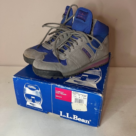 Vintage LL Bean Merrell Lace Up Hiking Boots  men\'s 11.5 wide Vintage Ll Bean Hiking Boots | eBay main image 4